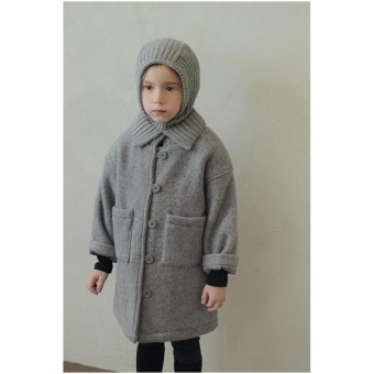 【ビエンナビエン】ウールスタンドカラーロングコート