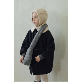 【ビエンナビエン】ウールスタンドカラーロングコート