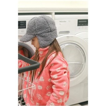 【ピーチーズ】後ろワッペン 2WAYボアフライトキャップ