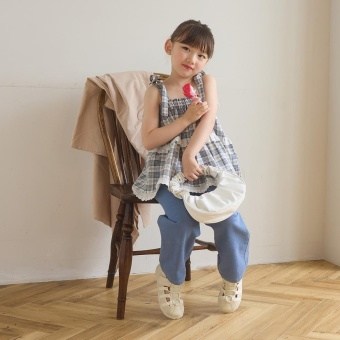 【おそろい】マルチWAYチェックスカート / ビスチェ / ジャンパースカート