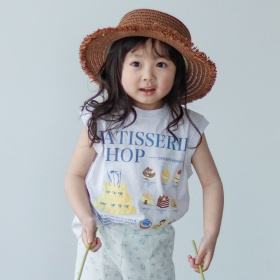 【aBity select./アビティセレクト】フードプリント タンクトップ