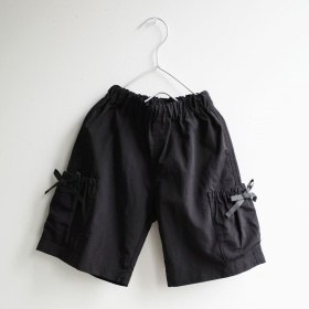 【aBity select./アビティセレクト】リボンカーゴ ナイロンハーフパンツ