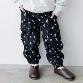 【aBity select./アビティセレクト】迷彩・小花柄カーゴロングパンツ