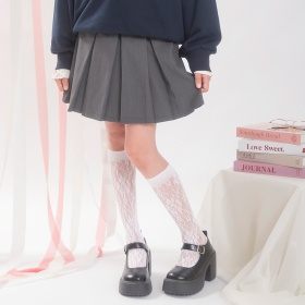【WEB限定/MELLOW-LY】ボックスプリーツスカパン