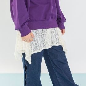 【WEB限定/MELLOW-LY】イレヘムレースキャミチュニック