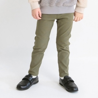 【フィットストレート/プレミアムストレッチ】裏起毛ツイルパンツ