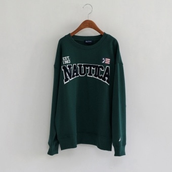 【NAUTICA/ノーティカ】サガラ刺繍ロゴ裏毛トレーナー