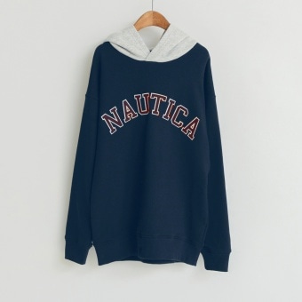 【NAUTICA/ノーティカ】アップリケロゴ裏毛パーカー