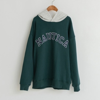 【NAUTICA/ノーティカ】アップリケロゴ裏毛パーカー
