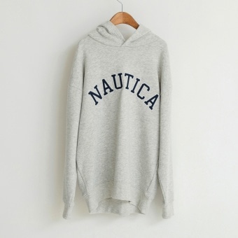 【NAUTICA/ノーティカ】アップリケロゴ裏毛パーカー