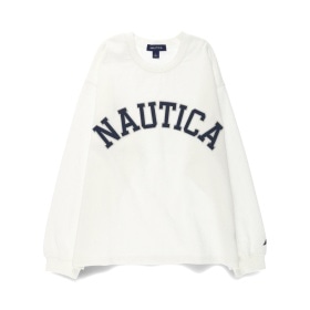 【NAUTICA/ノーティカ】ロゴアップリケ長袖Tシャツ25SS