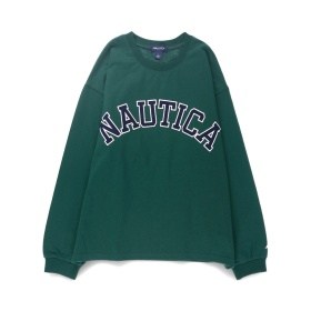 【NAUTICA/ノーティカ】ロゴアップリケ長袖Tシャツ25SS