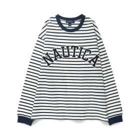 【NAUTICA/ノーティカ】ロゴアップリケ長袖Tシャツ25SS