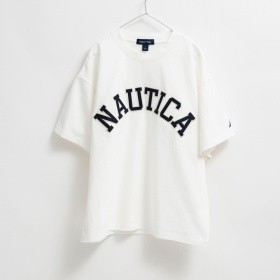 【NAUTICA/ノーティカ】ロゴアップリケ半袖Tシャツ25SS