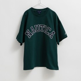 【NAUTICA/ノーティカ】ロゴアップリケ半袖Tシャツ25SS