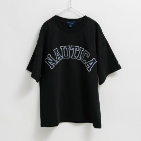 【NAUTICA/ノーティカ】ロゴアップリケ半袖Tシャツ25SS