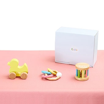 EduteB&K ベビーギフトセット アヒル   ORG-016S 4536257004981_(クーポン対象外)
